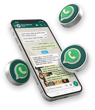 Adicione a Terra VetCare no Whatsapp